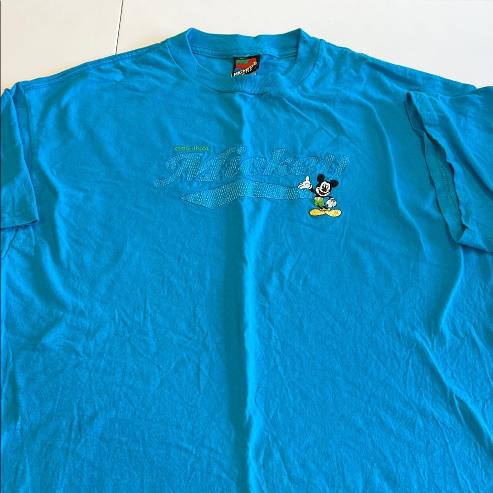 Disney Turquoise Mickey Unlimited Tee -‎ xl